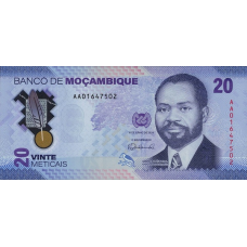 (264) ** PNew (PN155) Mozambique - 20 Meticais (2024) (Polymer)